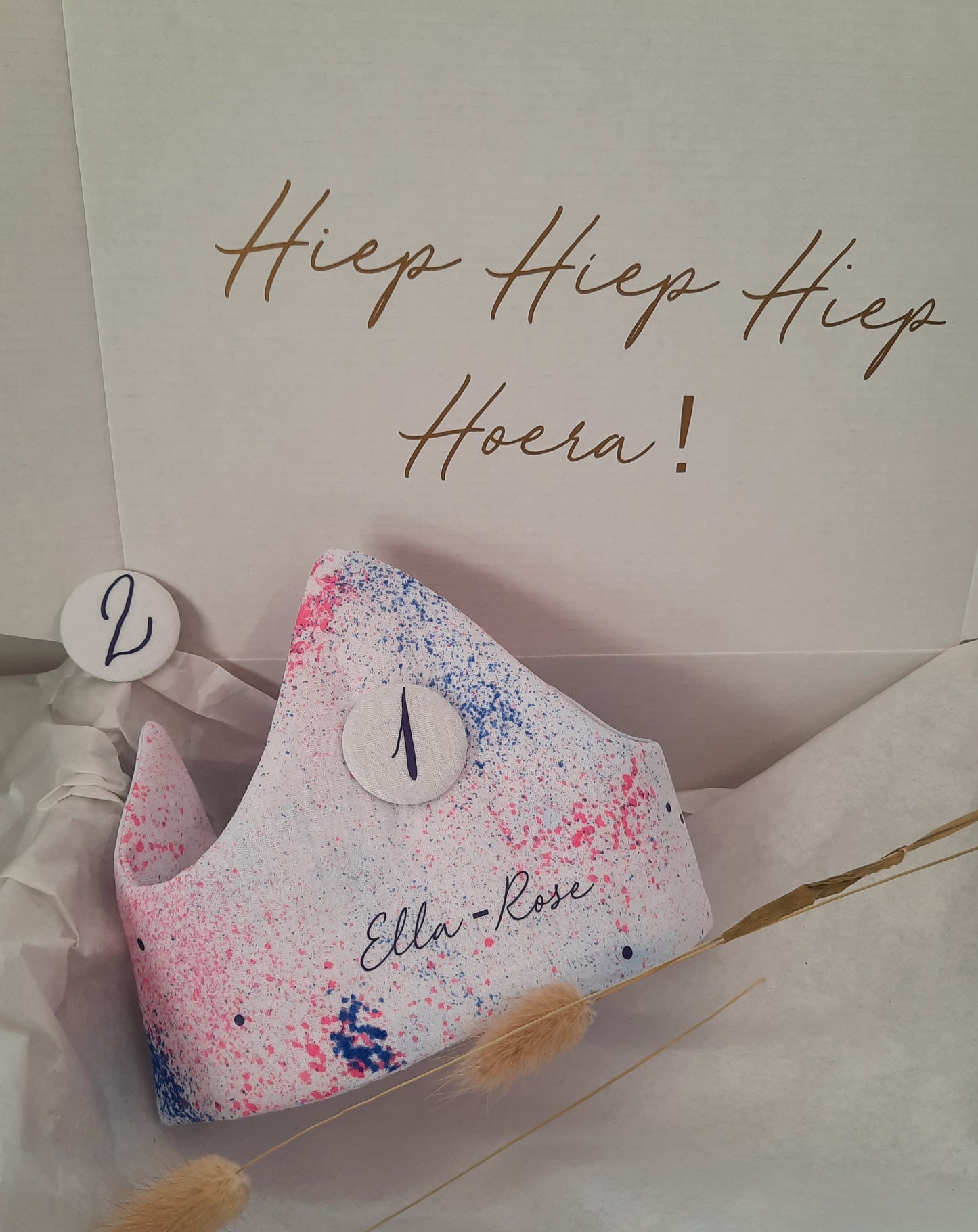 Verjaardagskroon gepersonaliseerd | Ella - Rose