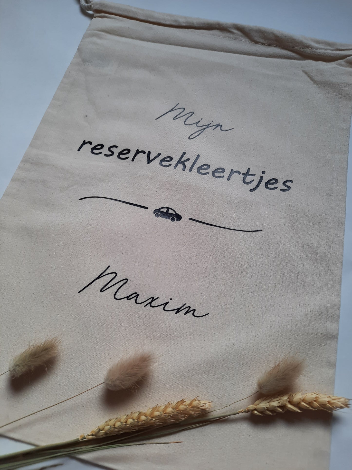 Katoenen zak | opbergzak | reservekledij