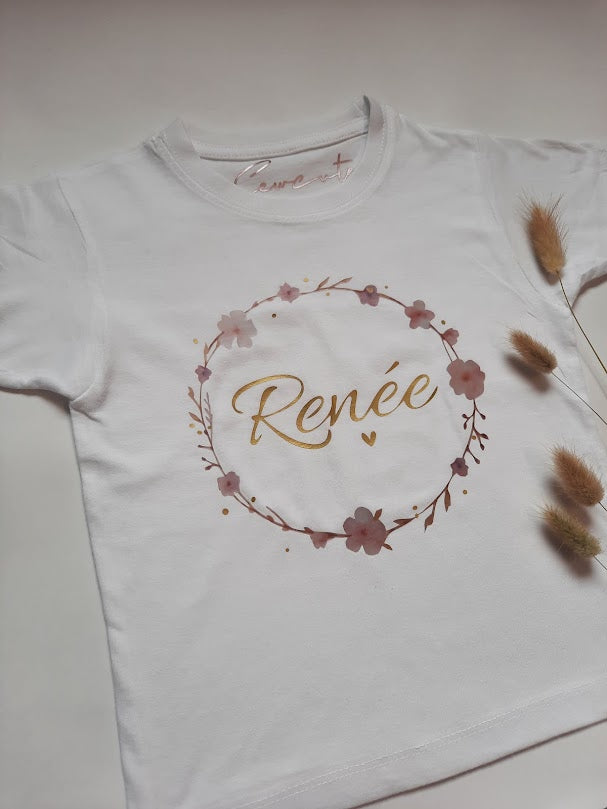 Gepersonaliseerd baby tshirt