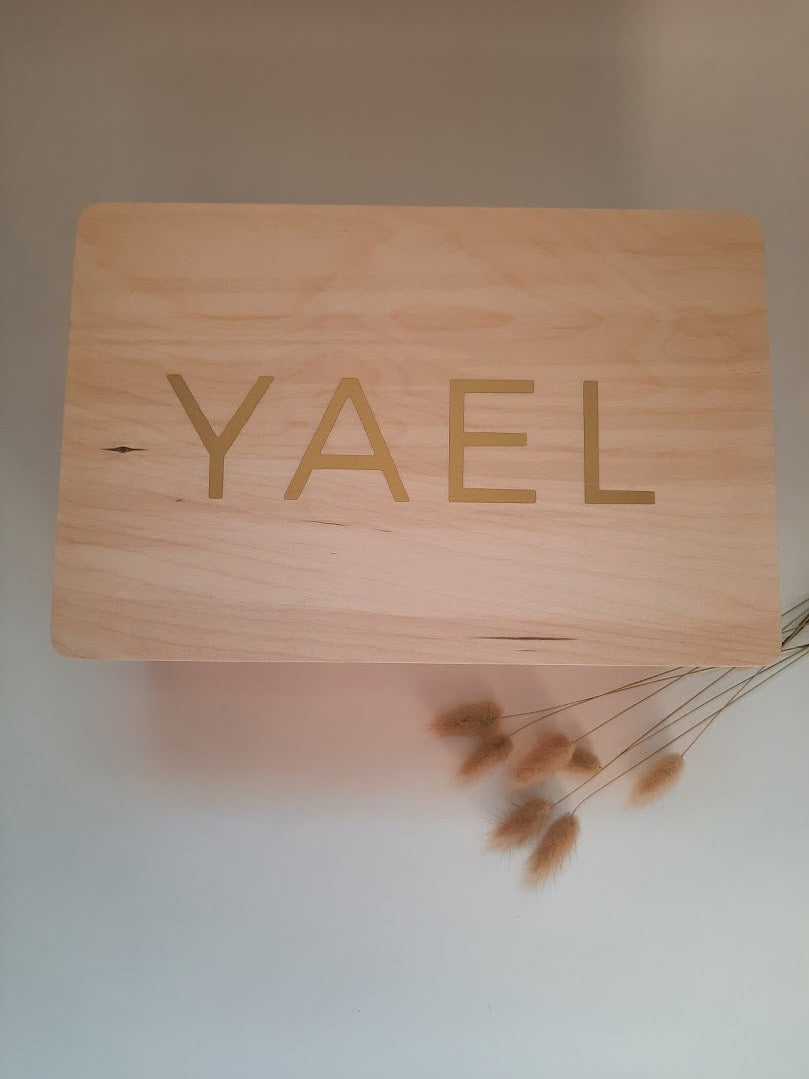 Houten geboortekist