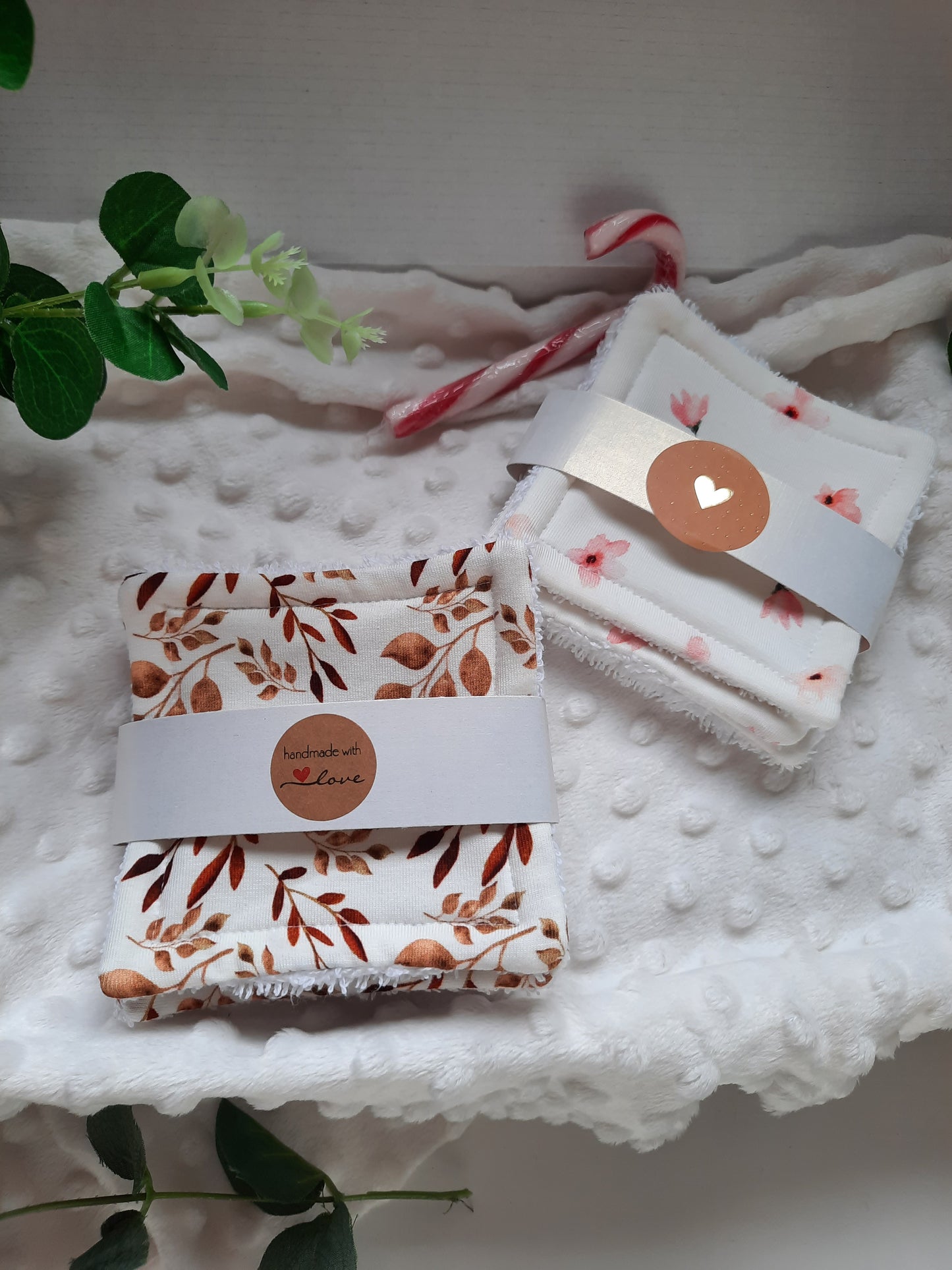 Welness set geborduurd met eigen tekst of quote