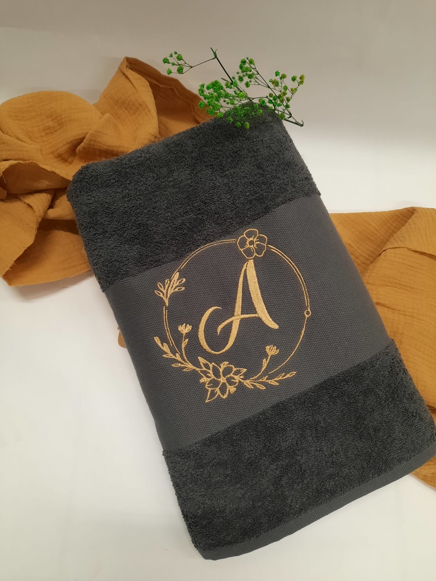 Hanndoek met monogram