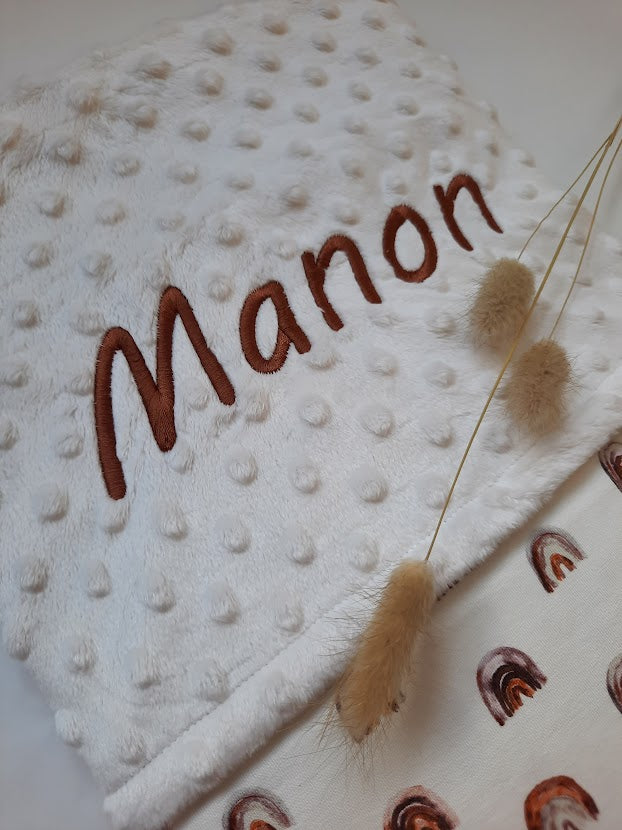 Babydeken met naam geborduurd | Manon