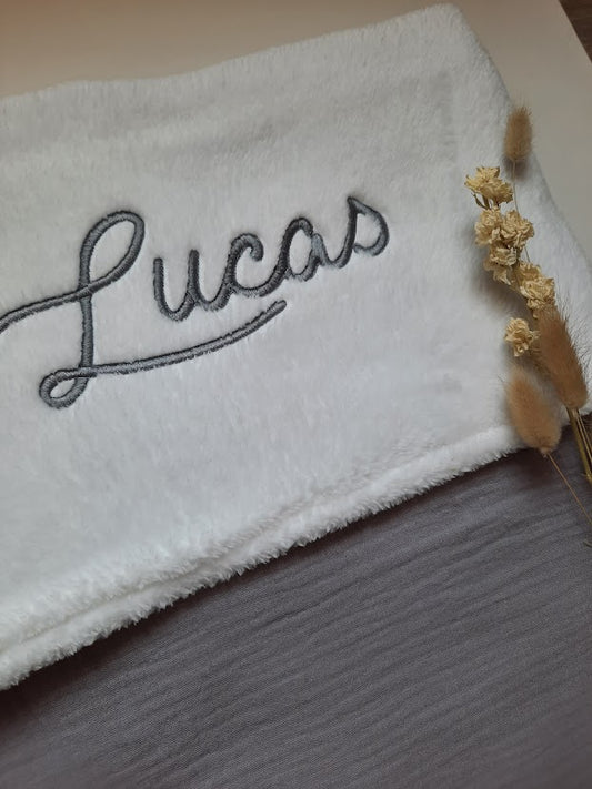 Baby deken met naam geborduurd | Lucas