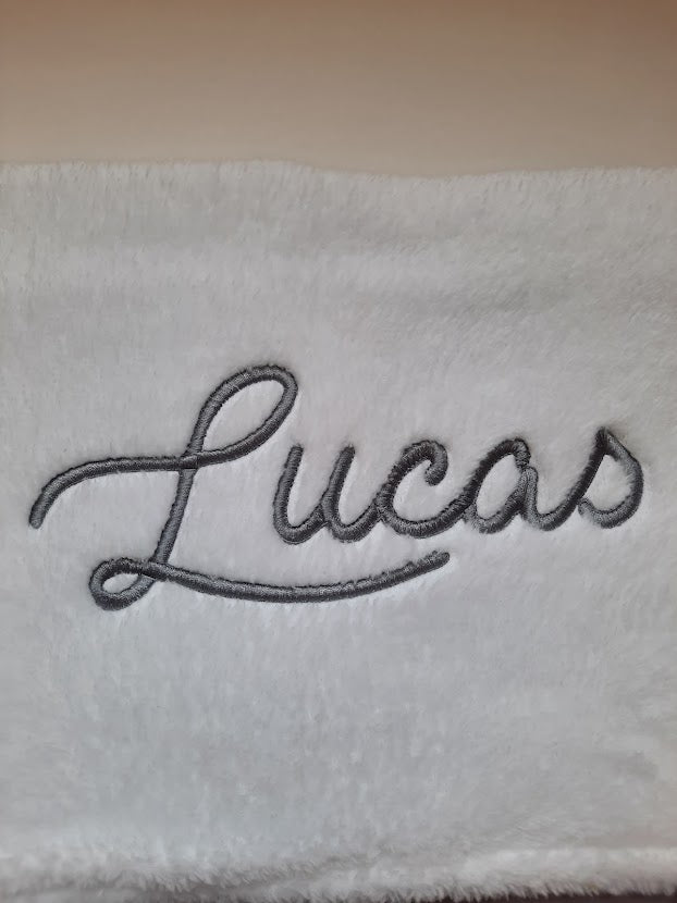 Baby deken met naam geborduurd | Lucas